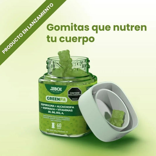 Gomitas de Espirulina, Alcachofa,  Espinaca y Vitaminas