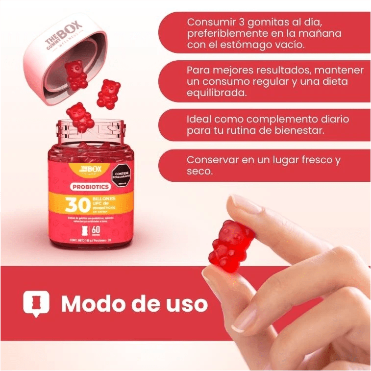 Probioticos en gomitas 🧫