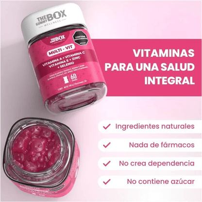 Vitamina A,C,E, Zinc y selenio En gomitas💪🏻